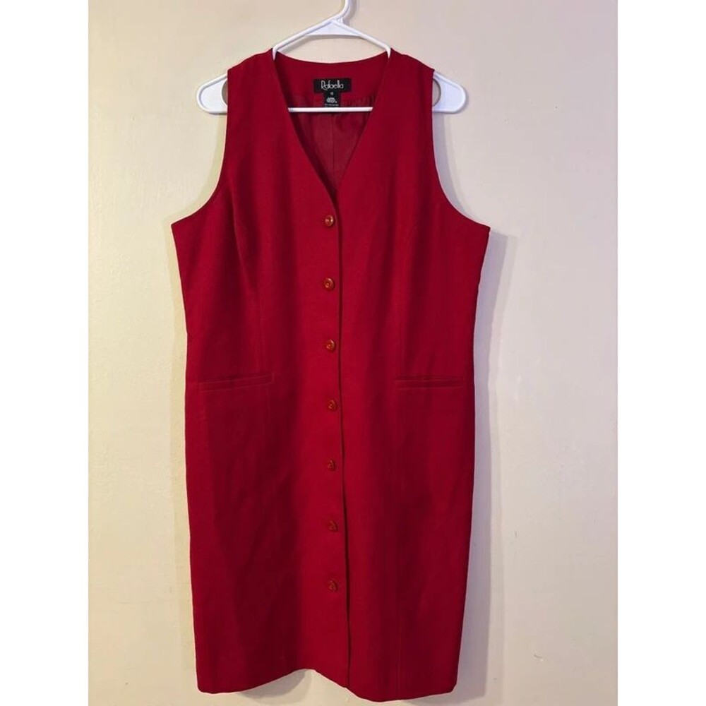 Rafaella Vintage wool red dress Jumper size 12